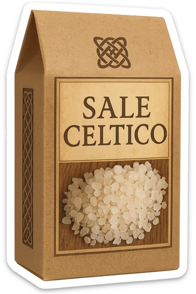 Sale celtico, scatola in italiano sticker