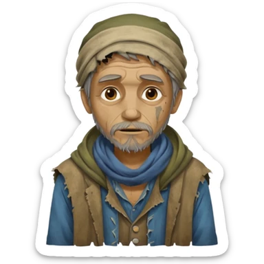 beggar sticker