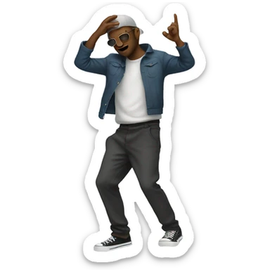 Dabbing person  sticker