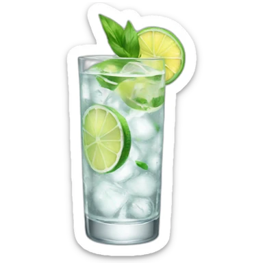 gin and tonic sticker