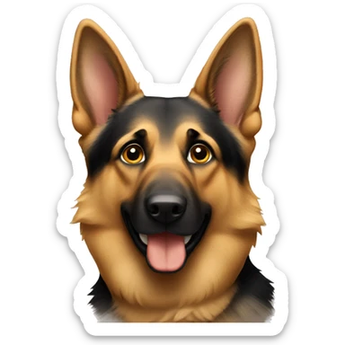 German shepherd  sticker