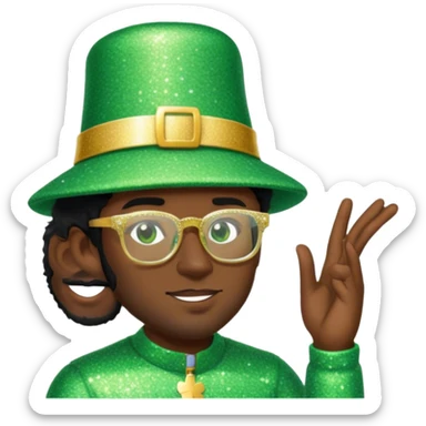 Sparkling Leprechaun sticker
