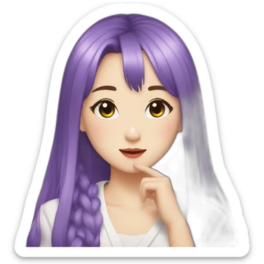 shuhua of (g)i-dle music group sticker