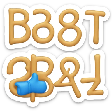 🆎 turn this emoji blue and add a z at the end of b sticker
