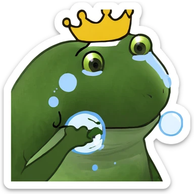 Bubbles and butterflies  sticker