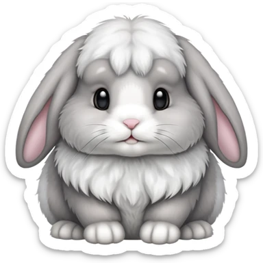 Lop eared bunny sticker