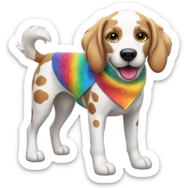 Queer dog sticker