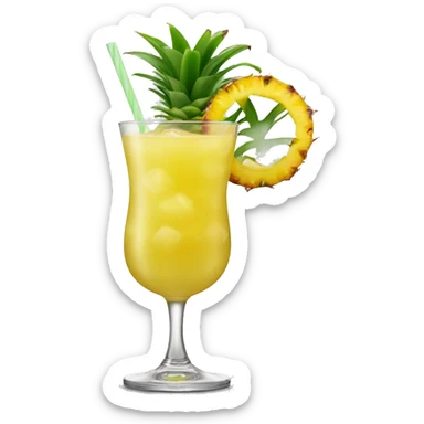 Pretty pineapple cocktail  sticker