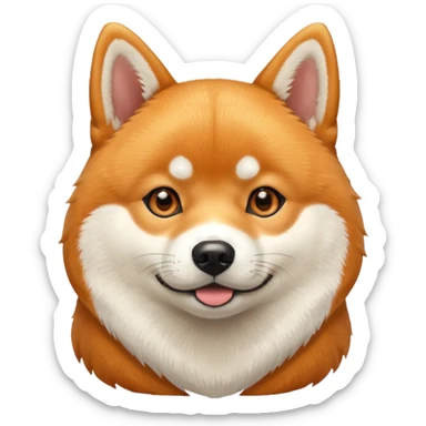 shiba inu le plus beau du monde sticker