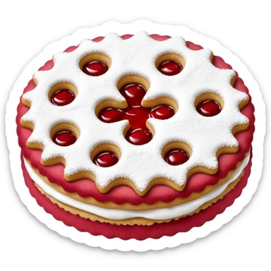 Linzer Cookie sticker