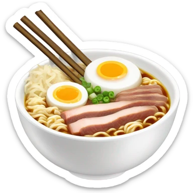 Bowl of ramen sticker