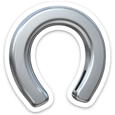 Horseshoe in small very small sticker