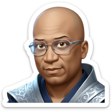 Moonlit Samurai sticker