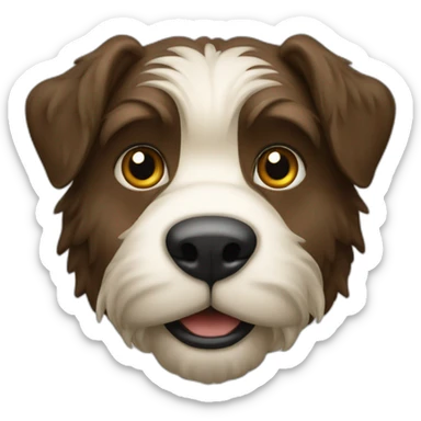 Welsh a bruin met brede bles sticker