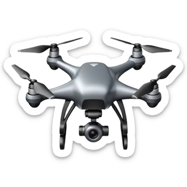 generate a realistic fpv dron sticker