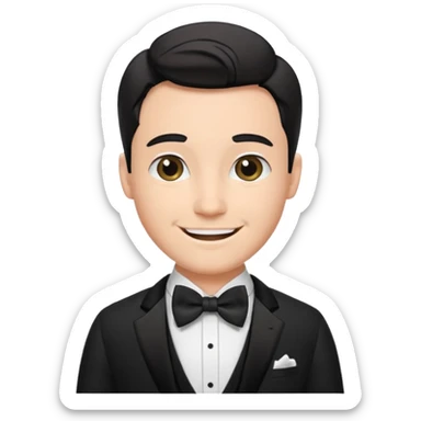 gay man groom sticker