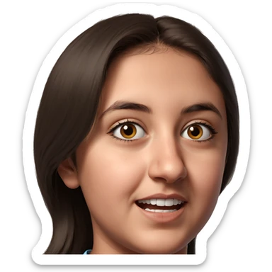 boy and girl portrait meme sticker