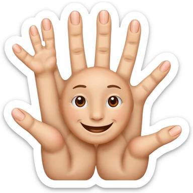 the SIX SEVEN hand things sticker