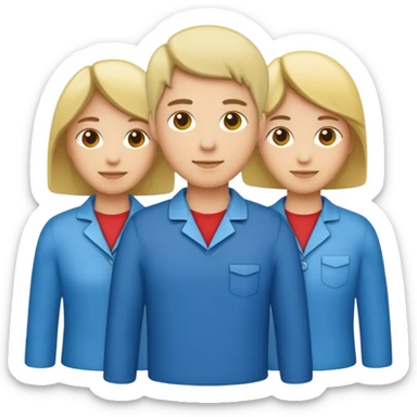 an icon to give my staff team  sticker