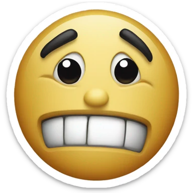 catastrophic fail emoji face sticker