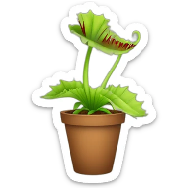 venus flytrap sticker