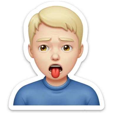 Choking myself emoji sticker