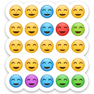 Emoji depicting the process of building a website sticker