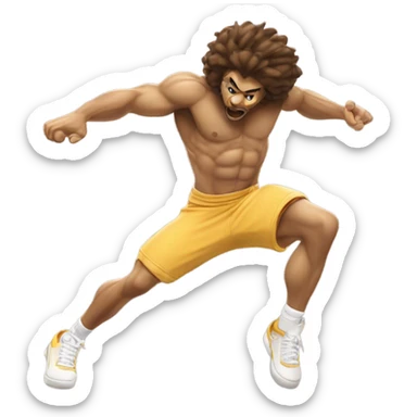 Aslan Nyrov doing breakdance freeze sticker