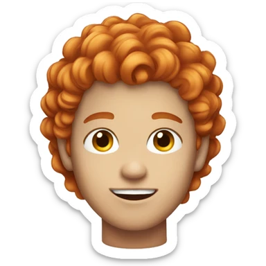 red haired twink sticker