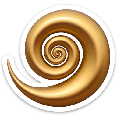 golden spiral sticker