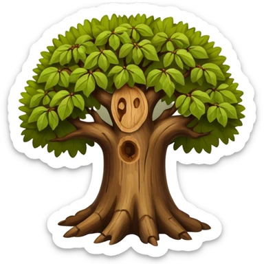 walnut tree sticker