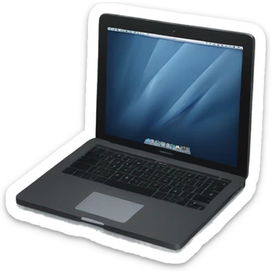 black macbook sticker