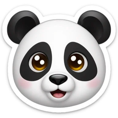 Panda says i miss you sticker