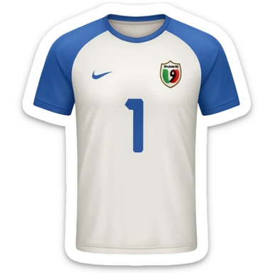 Football T-shirt saying "Danyaal" on the back with number 18 sticker