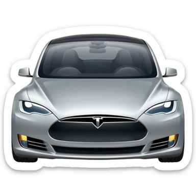 Voiture tesla sticker