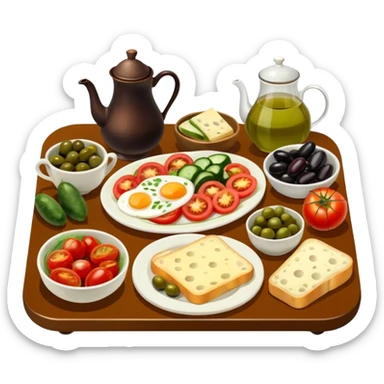 turkish breakfast sticker