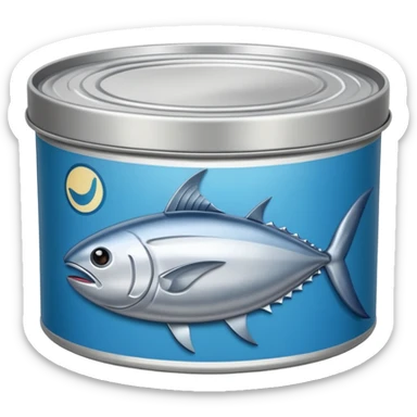 tuna in a tin can sticker