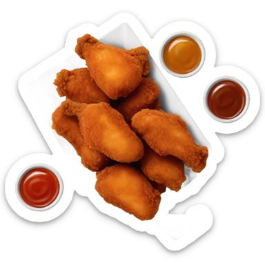 Boneless wings sticker