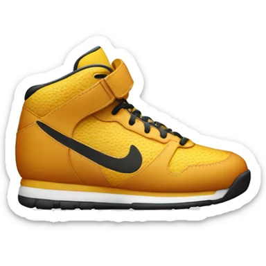 iconic for sport represent by a ball and a food ball shoe sticker