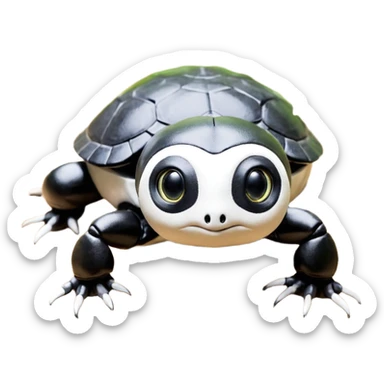 маленький озлобленный клоун в черно-белых тонах в маленькой шляпе-колпаке (никаких других цветов)

черно-белое лицо, черно-белые волосы sticker