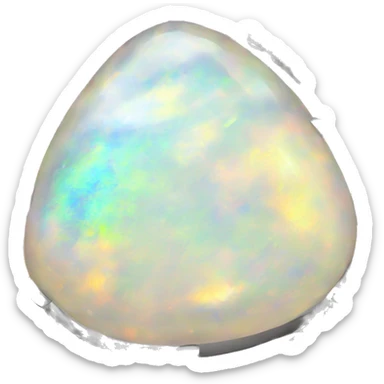 realistic opal ring with a few tiny diamonds sticker