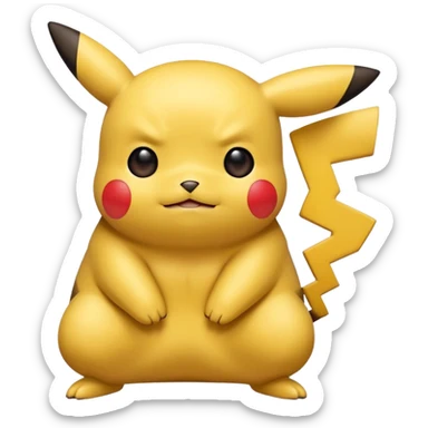 Pikachu dormido sticker
