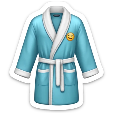 bathrobe sticker