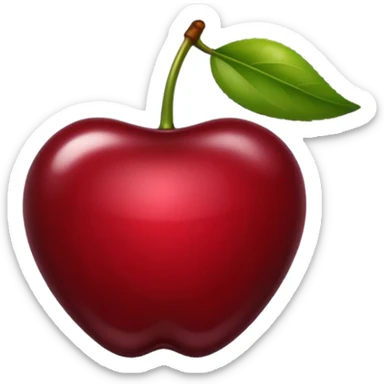 create a dark aesthetic cherry  sticker
