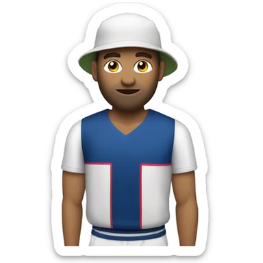 avatar joueur petanque sticker