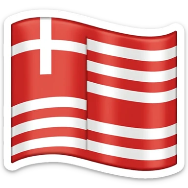 Seeland country flag sticker