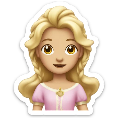 Little princess on starts sticker