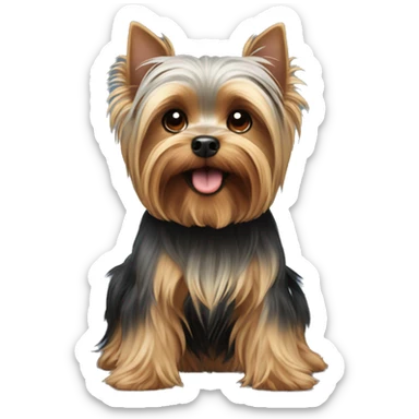 Dog Yorkshire terrier sticker