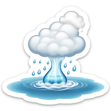 i just need the Steam to rise from water not into cloud  sticker