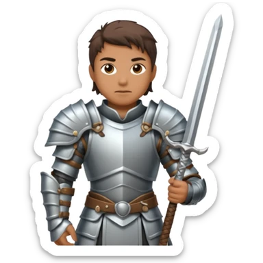 fantasy warrior sticker